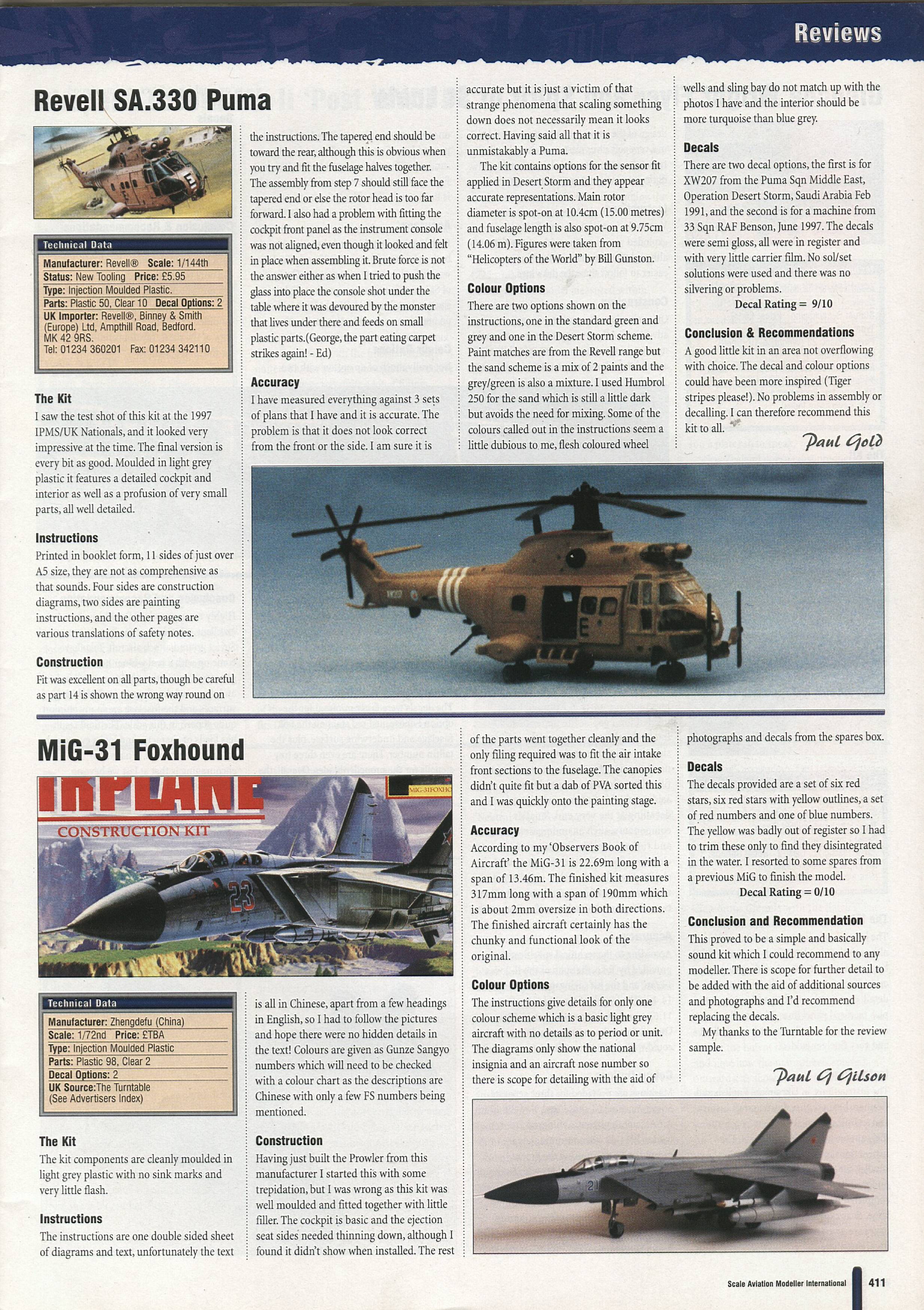 Scale Aviation Modeller International 1998-07